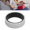Smart Ring White BT IP68 Waterproof Rechargeable Pedometer Sleep Tracking