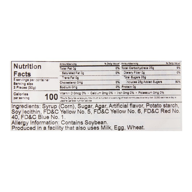 Kinjo Mix Fruits Jelly Candy Agar 5.29oz