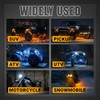 TMH 4 Pods White Strobe Rock Lights LEDs SMD Chips