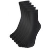ApeStone Men's Five Toe Socks, 5 Pair Set, Business, Odor