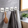 DGYB Self Adhesive Hooks for Hanging Set of 4 Adhesive