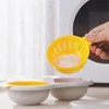 Microwave Egg Poacher 2 Eggs, Double Layer Egg Boiler for