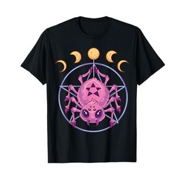 Pastel Goth Spider Cute Creepy Pentacle Tarantula Pentagram T-Shirt