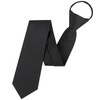Segarty Men's Necktie, One-Touch Necktie, Black 50*7cm