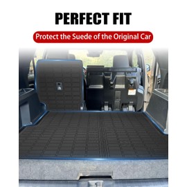 YEBOOCA Cargo Liner Compatible with 2025 Toyota 4Runner Hybrid Trunk Mat Cargo Mat Back Seat Cover Protector (Backrest Mats+Trunk Mat)