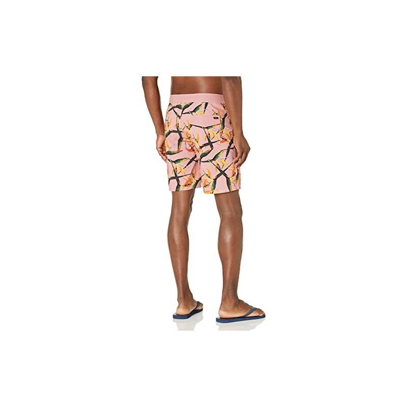 RVCA Men's Va Trunk Shorts, flamingo