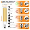 TRIJZHOU E11 10W LED Bulbs, JDE11 120V 100W Halogen Chandelier