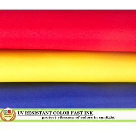 rhungift Fiji Island Flag 3x5 Ft Outdoor Large, Moderate-Outdoor Both Sides Heavy Duty100D Polyester,Canvas Header and Double Stitched - Brass Grommets for Easy Display