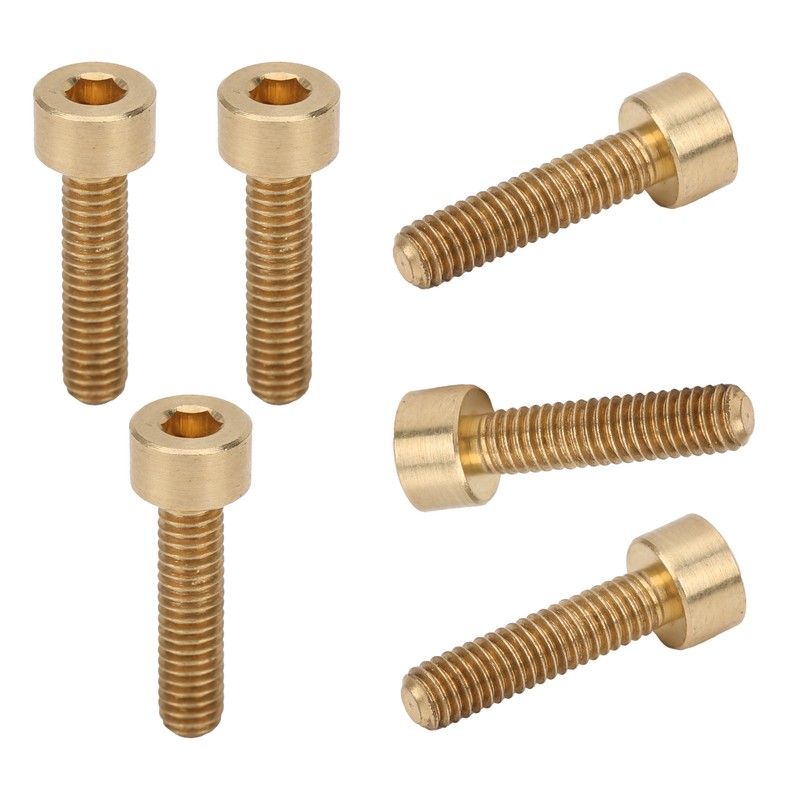 50Pcs Cap Hex Socket Screw Copper Fastener Hardware Tools Industrial