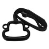 1Pair Children Gymnastic Rings with Adjustable Straps Kids Exercise Pull