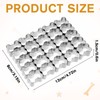 Dog Bone Cookie Cutter,25 Cavity Mini Dog Bone Cookie Cutters
