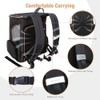 Lekereise Large Cat Backpack Carrier Expandable Pet Carrier Backpack for