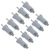 10Pcs Cabinet Door Buffer Heavy‑Duty Adjustable Damping Bumper Reinforced Silencer