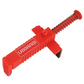 2PCs Brick Liner Plumber Tools Leveling Measuring Tool Hardware Accessory Red PlasticRed Brickwork Line Puller Brick Liner Has a Spring Loaded Clip to Safely Cla (Red Bricklaying