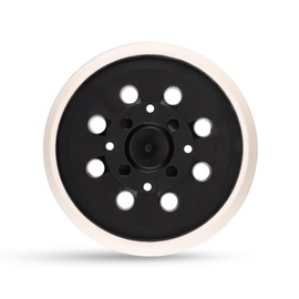 STEBRUAM 5 Inch 8 Hole Replacement Sander Backing Pad with Hook & Loop for Bosch Models PEX 300/400 AE Random Orbit Sander Sanding Pad (1)