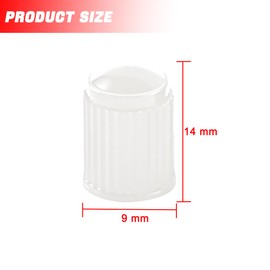 Adunsiaoto Pack of 12 Luminous Car Tyre Valve, Fluorescent Tyre Valve Stem Caps, Fluorescent Car Valve Caps, Universal Accessories for Cars, Trucks, SUVs