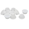 TOP-VIGOR 10 x 35mm Round Air Vent Covers Plastic Round