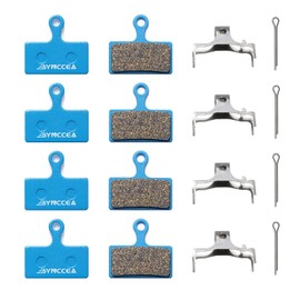Bynccea Bicycle Brake Pads Suitable 4 Pairs Disc Brake Pads for Shimano Deore XT XTR SLX SCP-SLX G01S G02S G03S G02A