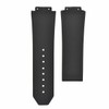 Ewatchparts 25mm Leather Rubber Watch Band Strap Compatible With 44-45mm