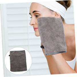 Minkissy 6pcs Exfoliating Makeup Removal Gloves Soft Microfiber Face Washing Mitts for for Daily Face Care and Makeup Removal Breathable and Water-absorbent Design