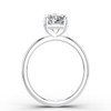 3.0 Carat Moissanite Engagement Ring, Emerald Cut DF Color VVS