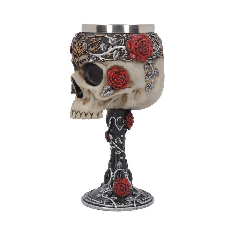 Nemesis Now Black Gothic Roses Goblet 18cm, us:one Size