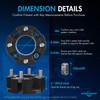 ENEKERP 2 Inch Golf Cart Wheel Spacers Kit for EZGO
