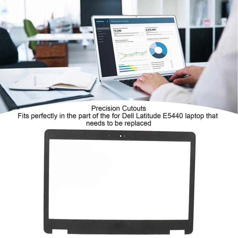 Laptop Front Bezel Cover Precise Cutouts Replacement Notebook LCD Front