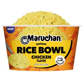 Maruchan Microwavable Chicken Rice Bowl, Instant Rice, 3.76 Oz, 6 Count