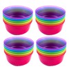 Cuddly Hippo Kids Plastic Dinnerware Set of 24 Multi Color