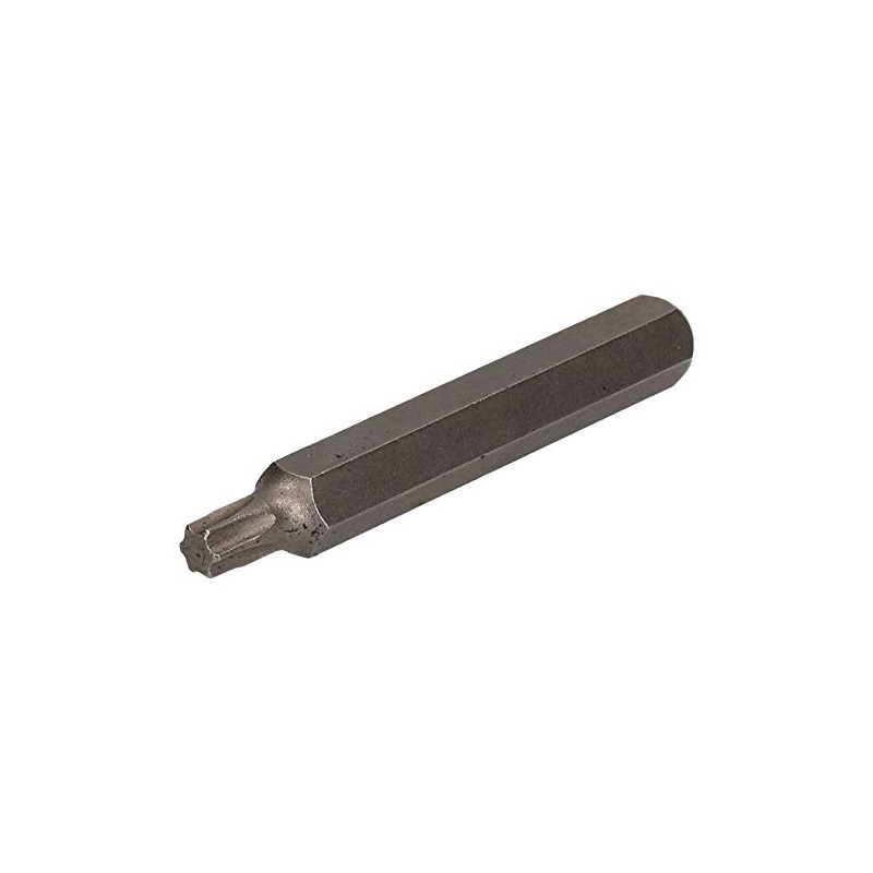 T40 Torx Star Bit 75mm Length 10mm Shank Chrome Vanadium