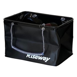 Riseway UEV-044 Surf Fishing Folding Backman (No Lid) 13.0 inches (33 cm), Black