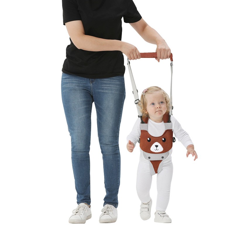 Toddler Walking Harness Assistant Breathable Handheld Walk Learning Helper for