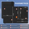 2 PACK Cartera para Pasaporte RFID, Pasaporte Funda para Hombres