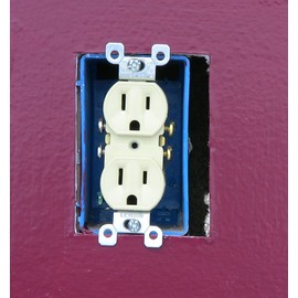 Stepsaver Products USA Made Self-Adhesive Goof Patch Textured Wall Repair Patch Kit for Around Outlets, Light Switches and Other Wall Elements. (1) Pack with 5 Pre-Textured Repair Patches.