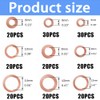 XINTAIHELE Copper Washers Assortment Set Metric Sealing Washers Sump Plug