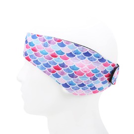 Milltrip Swimming Headband, Swim Ear Band Waterproof Non‑Slip Soft Comfortable Elastic Swim Ear Band Waterproof Swimming Band Headband for Kids and Adults