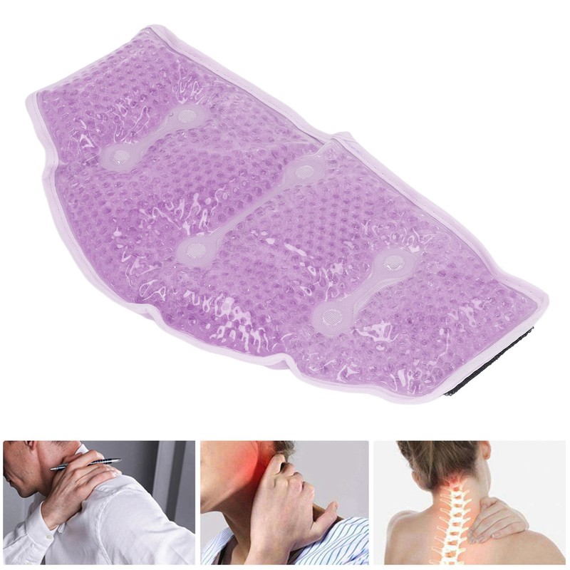 Gel Beads Ice Pack Ice Bag for Neck Adjustable Strap