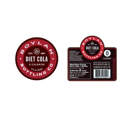 Boylan Bottling Craft Diet Cola 12oz Glass Bottle (12 Pack, Diet Cola)
