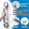 Grab Bars for Shower,Suction Shower Handles,2 Pack,16.8",Grey | Stable Safety