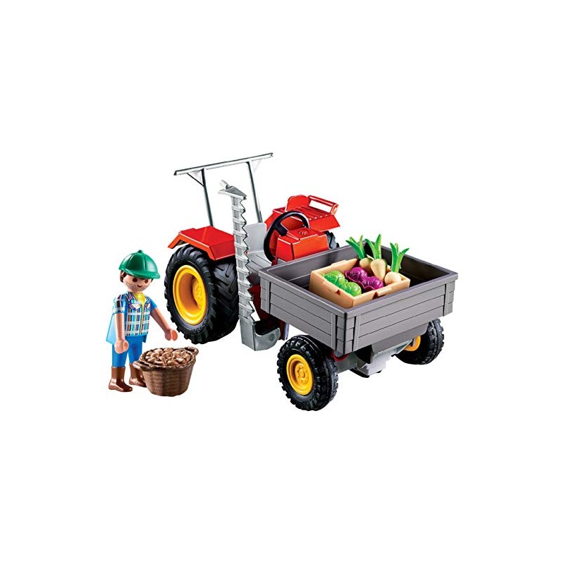 Playmobil 70495 Vegetable Grower with Harvesting Tractor