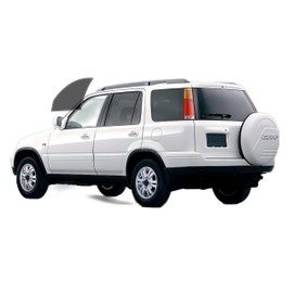 AUTOTEK Precut Window Tint Film for Front Two Door Windows - Sun Blocking Protection, Privacy, Anti Shatter - 2 Ply, Computer Cut - Any Tint Shade for Honda CRV 1997-2001