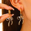JONAYUOV Bow Earrings for Women (Gold-3)
