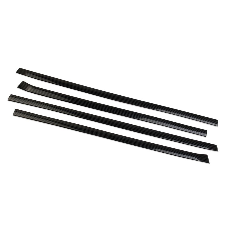 Fewshaw Carbon Fiber Style Inner Door Armrest Trim Cover for