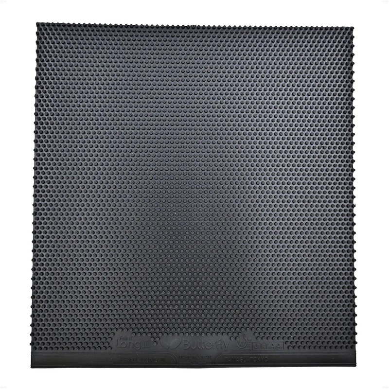 Butterfly 00320 Table Tennis Rubber Faint LONG3 Tsub Height Black