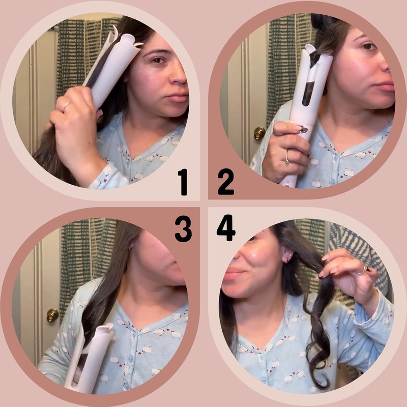 VAV Automatic Rotating Curling Iron for Medium to Long Hair