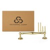 3 Pack Solid Brass Cabinet Pulls 5" Hole Center Drawer