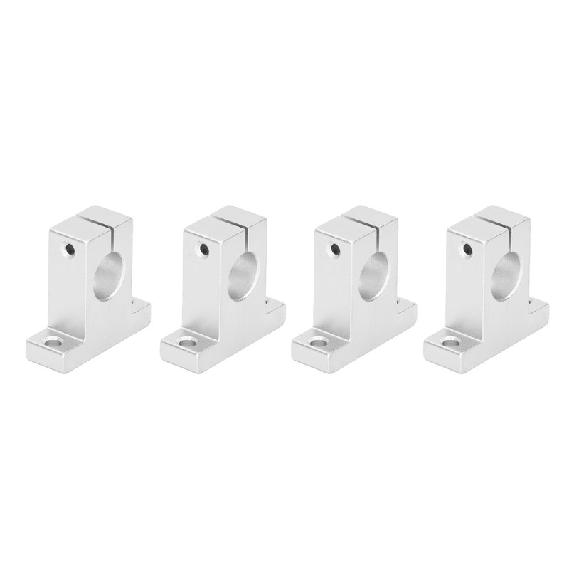 4 Pcs Rail Guide Support Aliminum Alloy Linear Motion Bracket