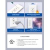 ELEGRP GFCI Outlet w/Nightlight, 15 Amp Self-Test GFI Electrical Outlet,