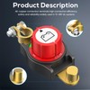 Top Post Battery Disconnect Switch 12v,Battery Kill Switch Negative On/Off